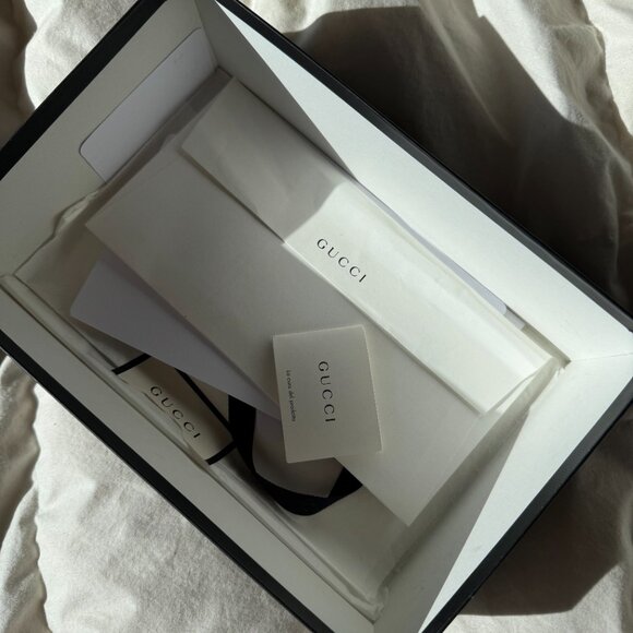 Black Gucci GG Marmont Wallet on Chain Purse - Picture 13 of 15